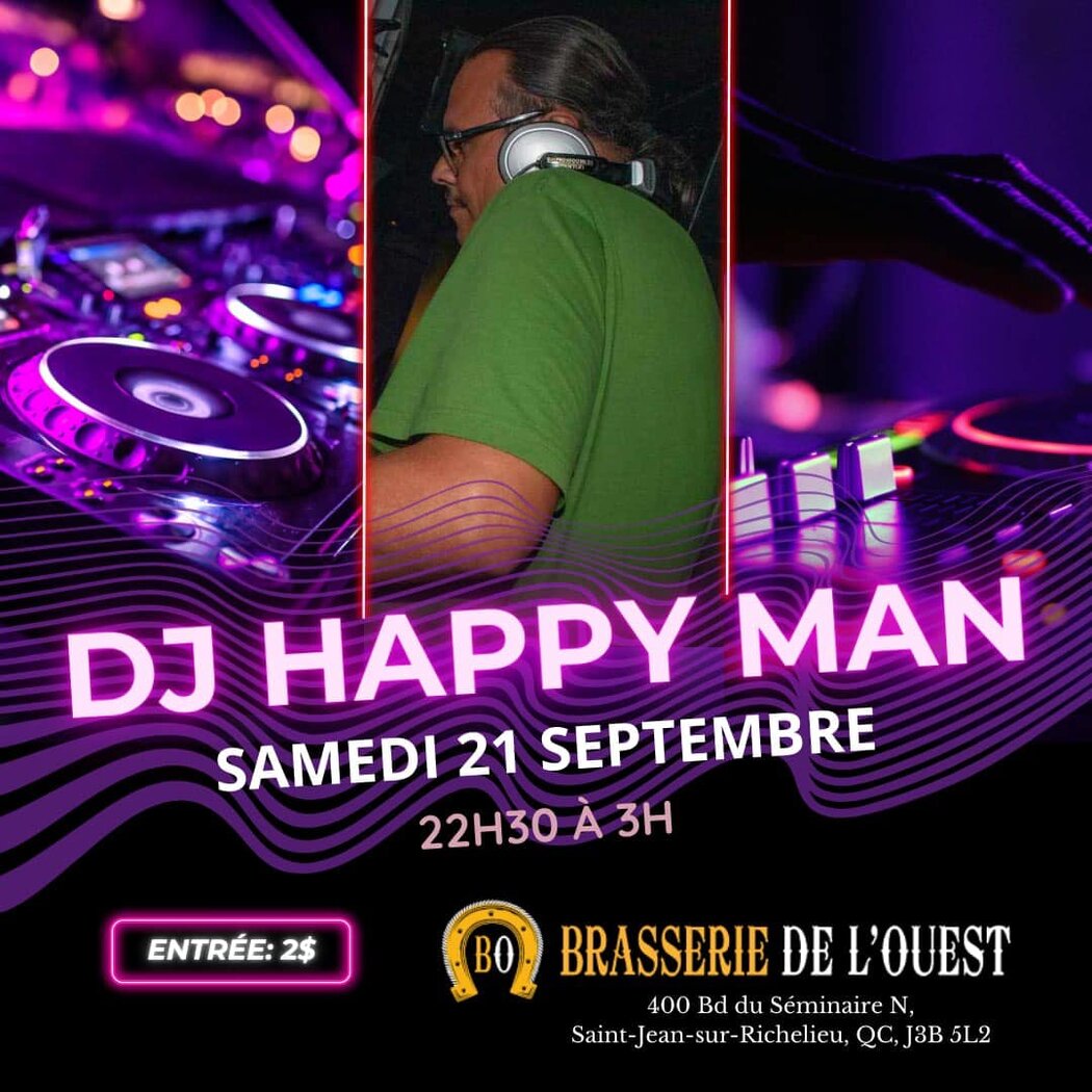 DJ booth avec piste de danse illuminée